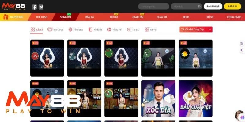 May88 sở hữu một kho tàng game phong phú đáng ngạc nhiên