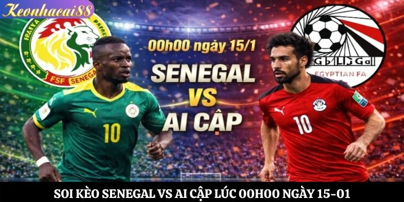 Soi kèo Senegal vs Ai Cập